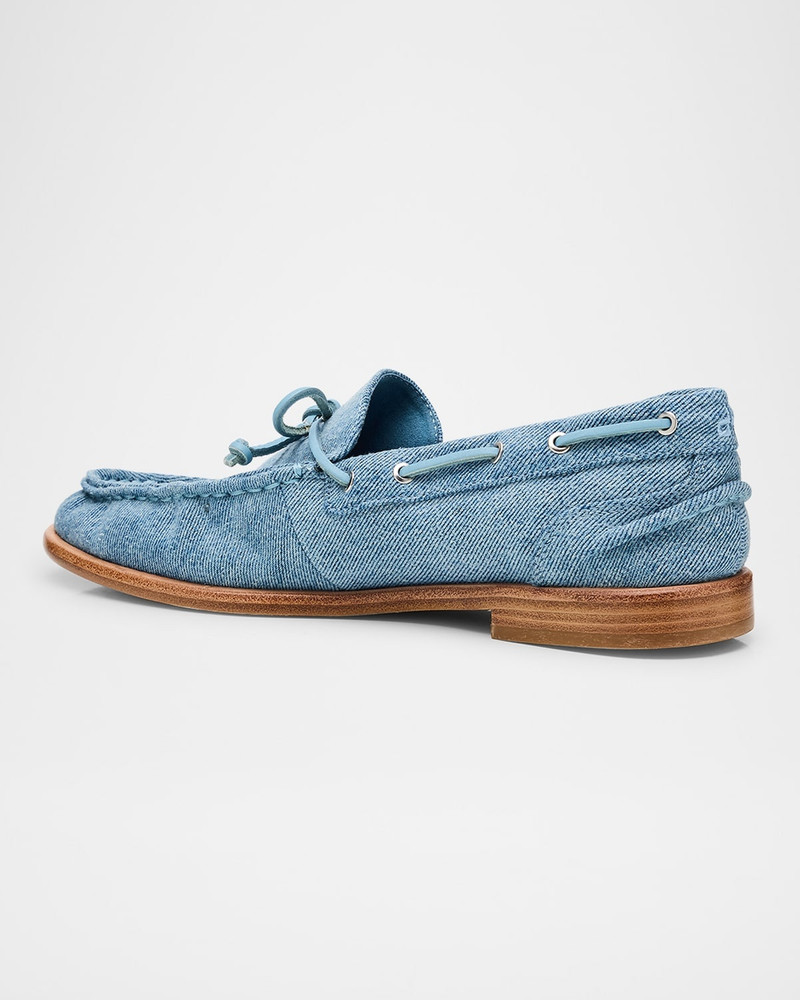 rag & bone Carter Denim Boat Loafers outlook