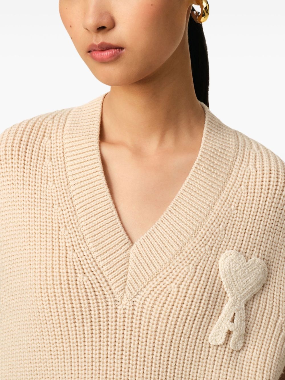 Ami de Coeur knitted vest - 7