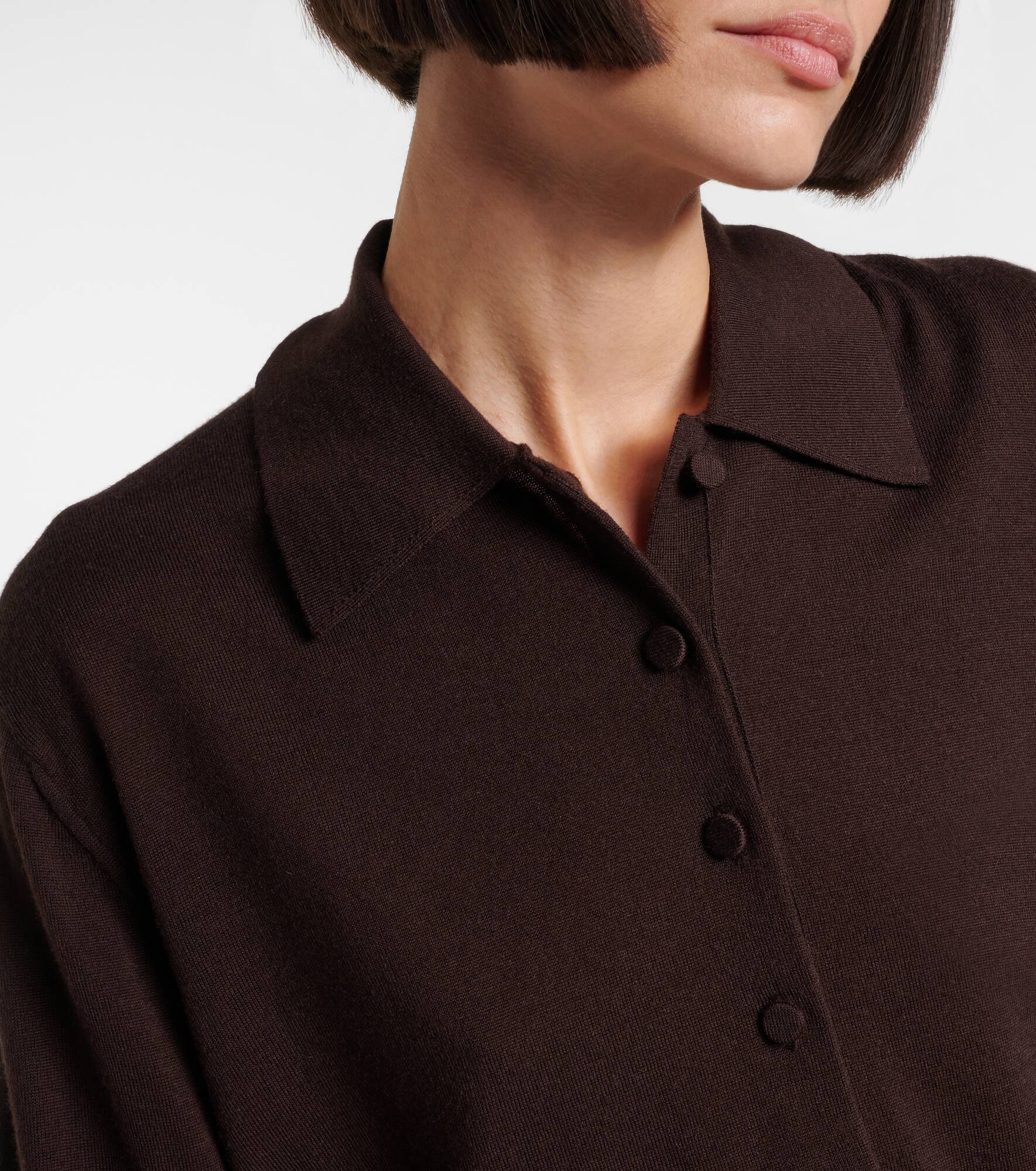 Wool polo shirt - 4