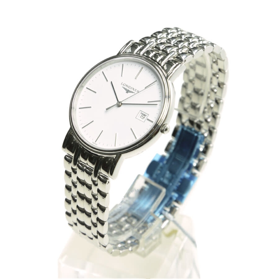 Longines PRESENCE White Dial Men's Watch L4.790.4.12.6 - 4