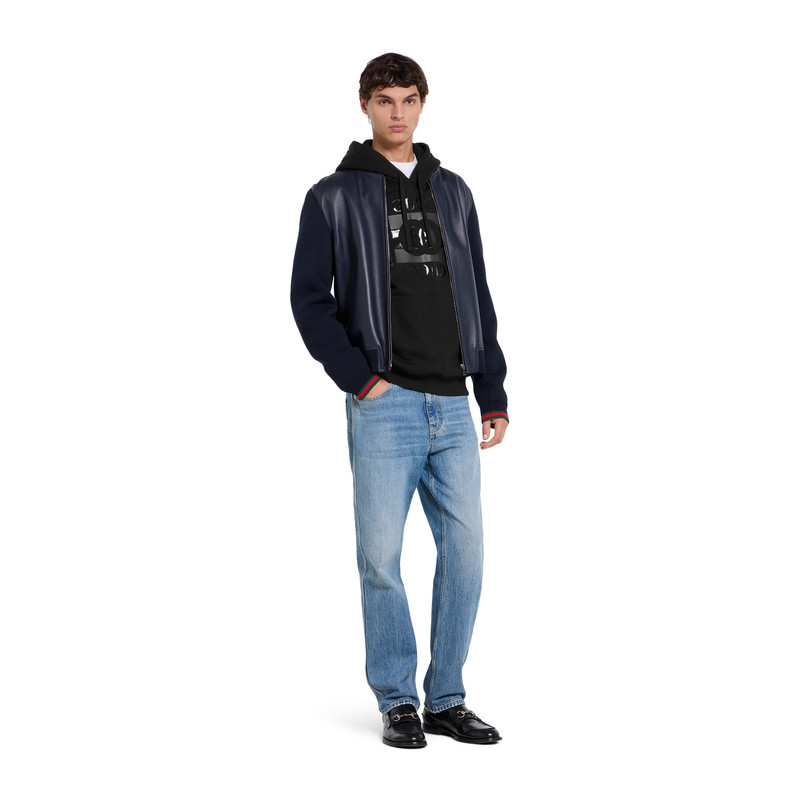 GUCCI Cotton jersey sweatshirt with print outlook
