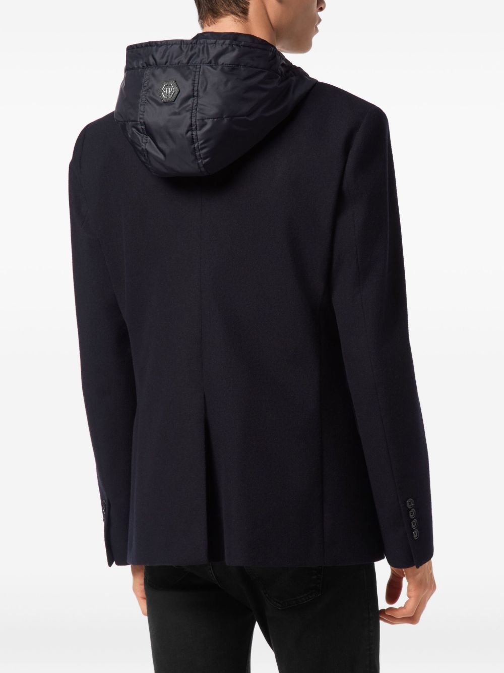 hooded blazer - 4