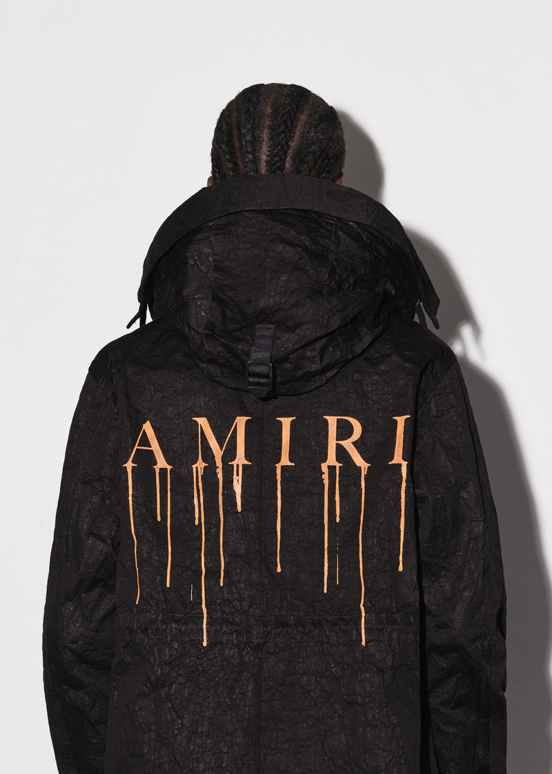METAL CRUMPLE FISHTAIL PARKA 8
