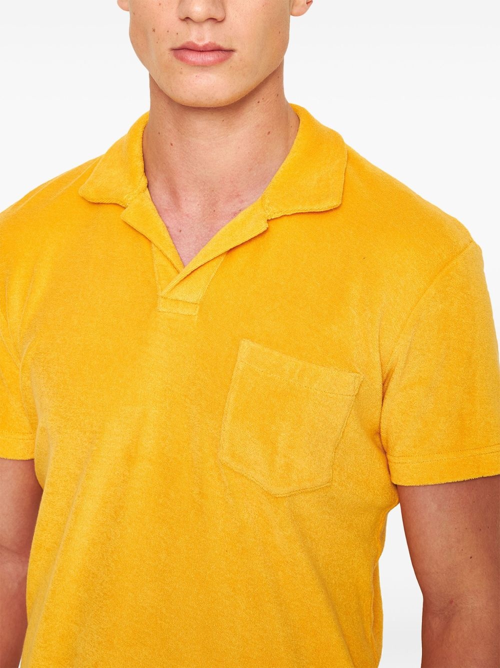 terry-cloth polo shirt - 4