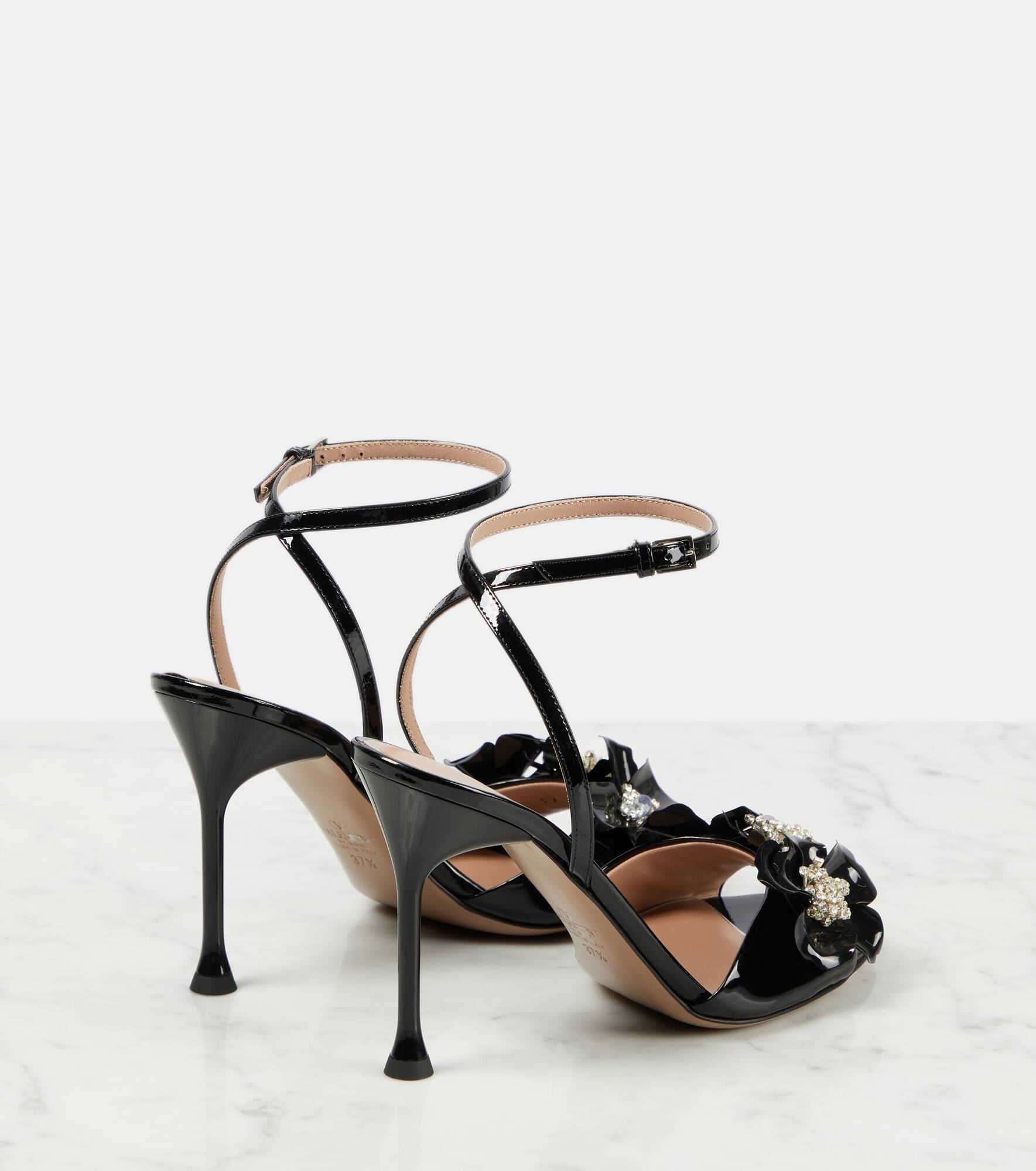 Archive Wild Flower patent leather sandals - 3