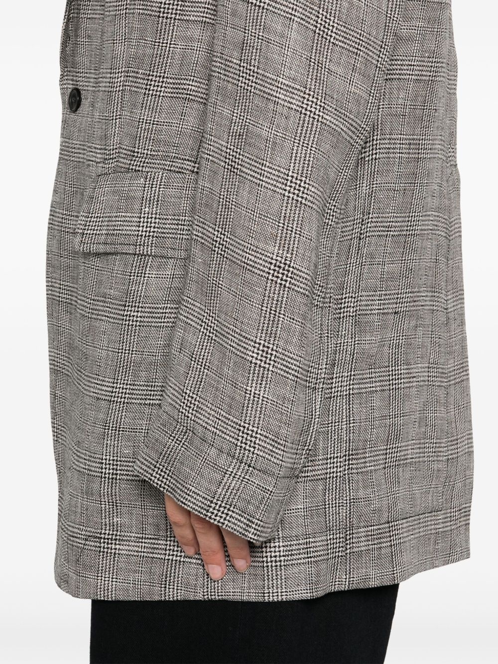 Prince of Wales check-patterned blazer - 5