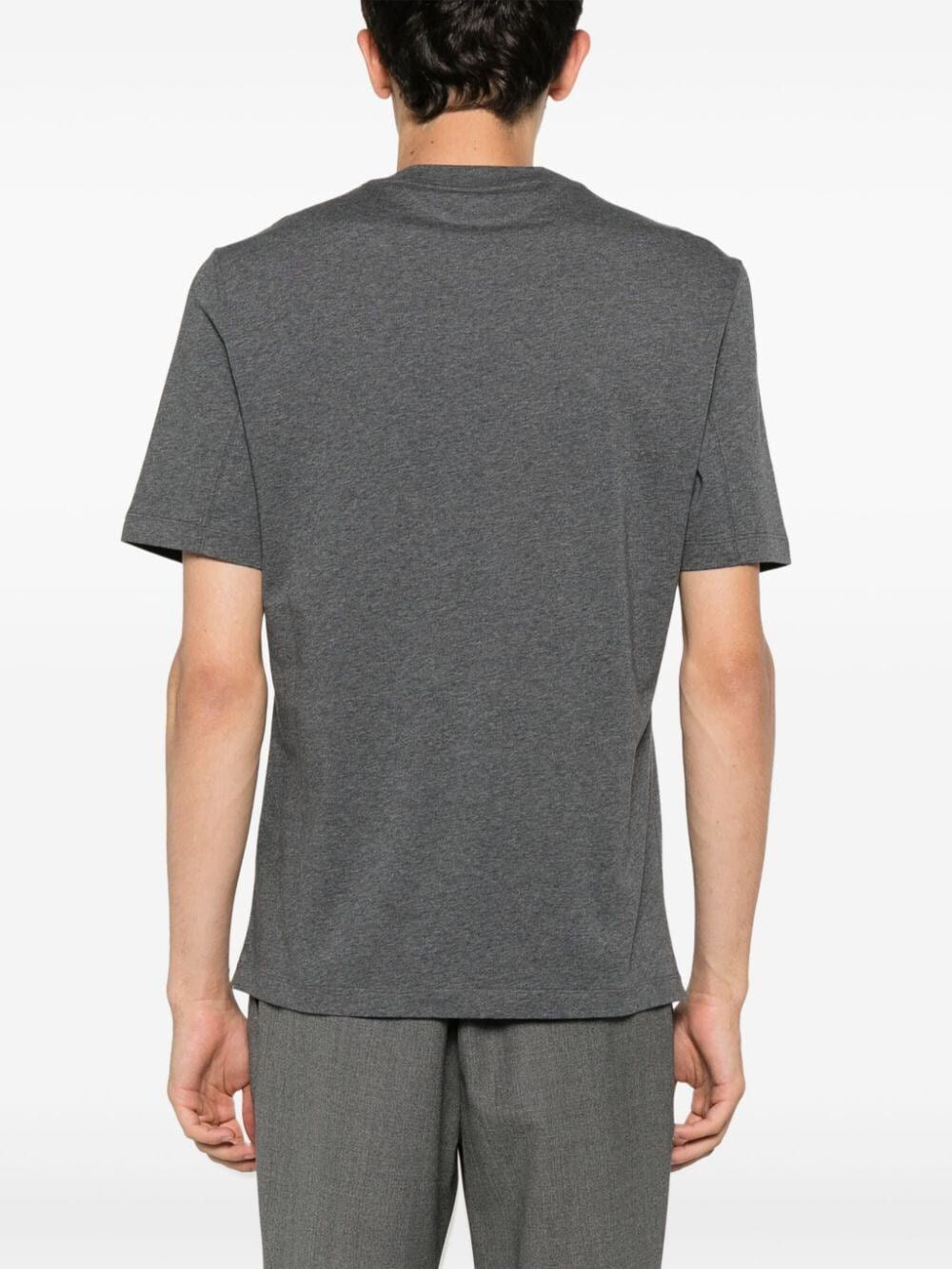 Brunello Cucinelli Men Cotton Jersey Crew-Neck T-Shirt - 4