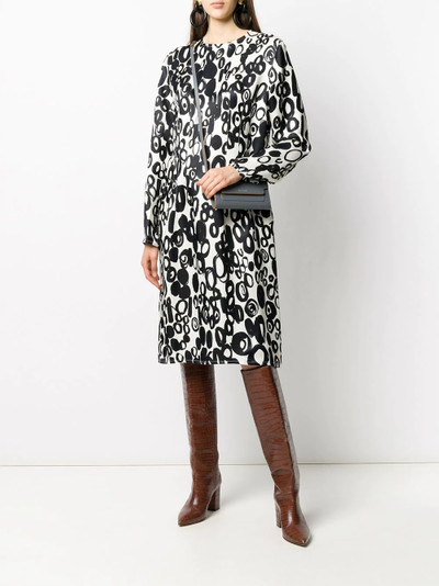 Marni abstract drops-print dress outlook