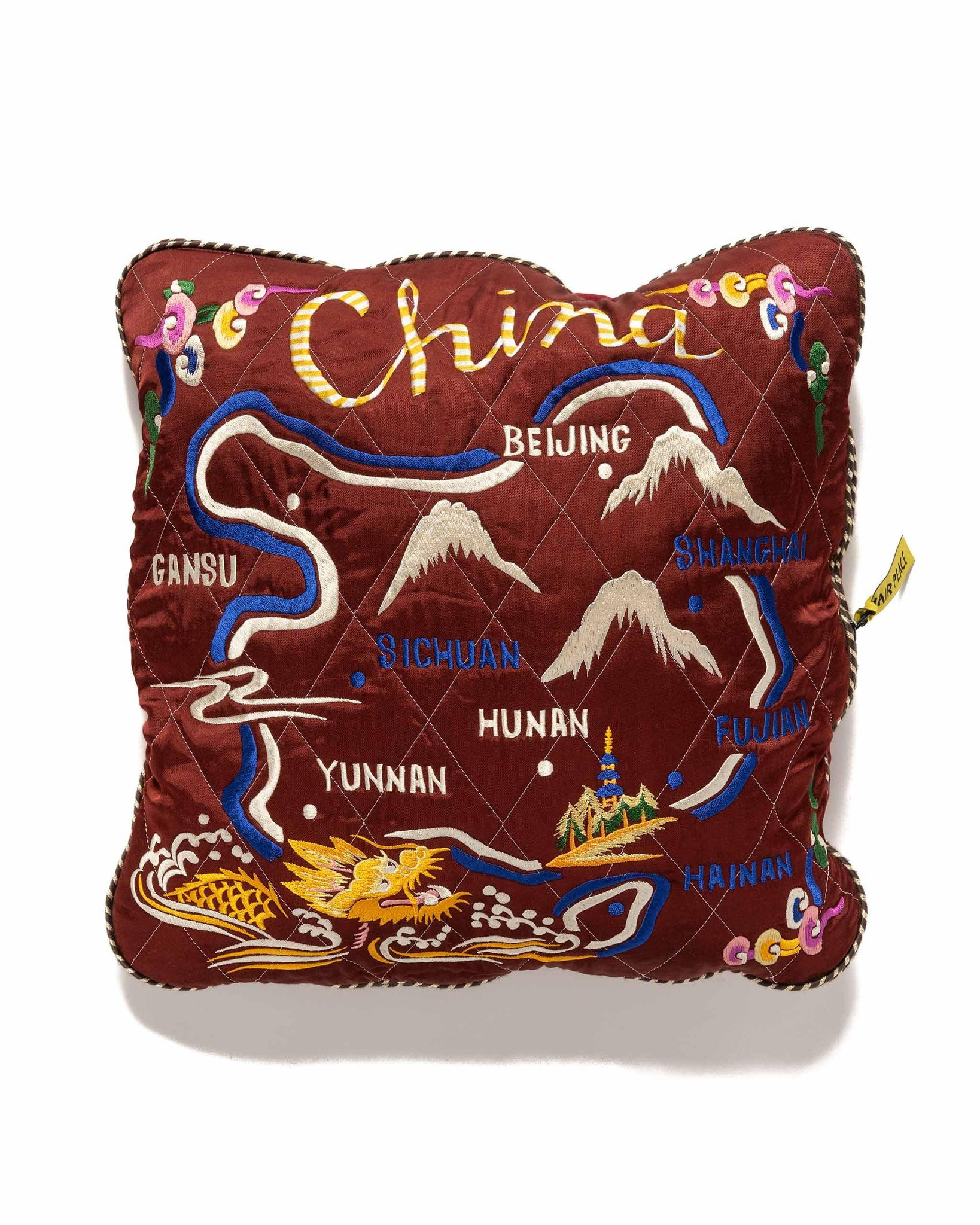 Velveteen KESA SHAM BOMBER JKT (Beautiful CHINA) Burgundy - 5