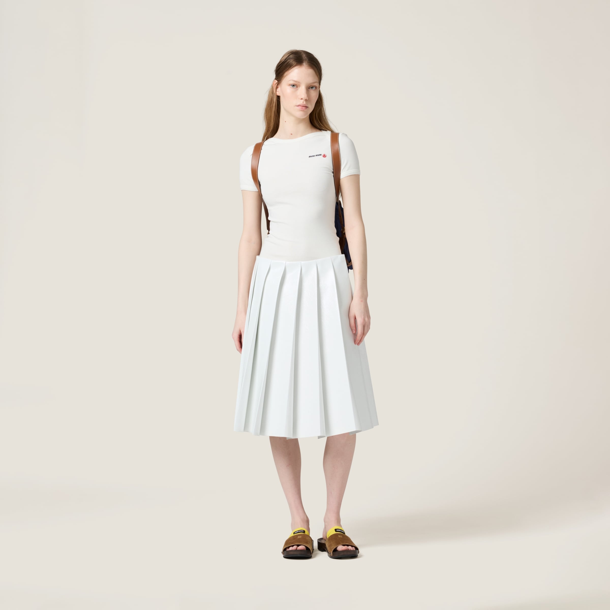 Petit Bateau X Miu Miu stretch jersey slim T-shirt - 2