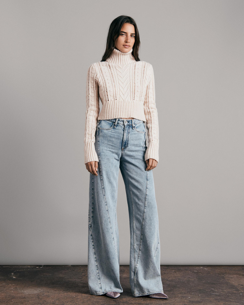 rag & bone Elizabeth Wool Cable Turtleneck
Slim Fit Sweater outlook