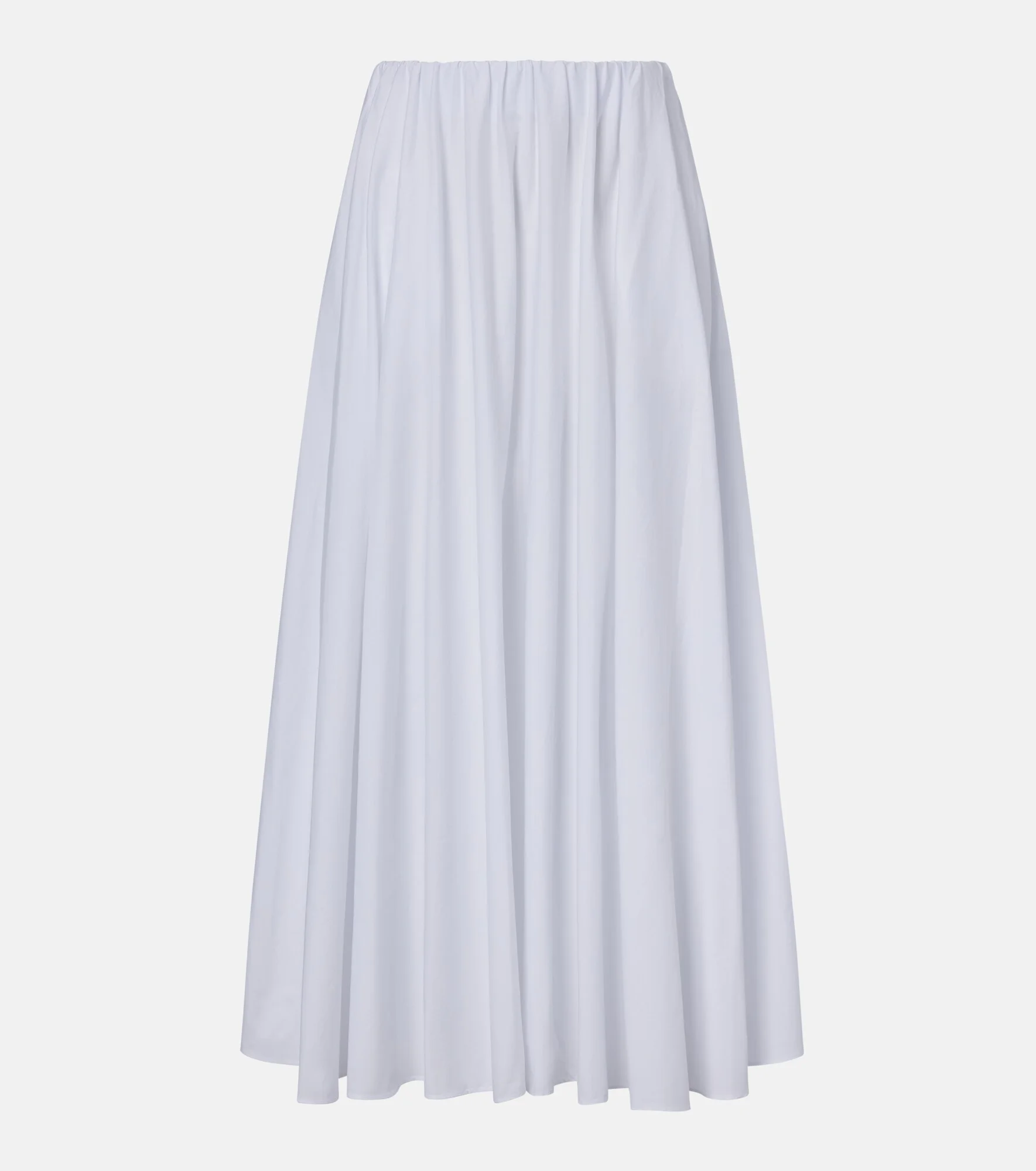 Milano pleated cotton maxi skirt - 1
