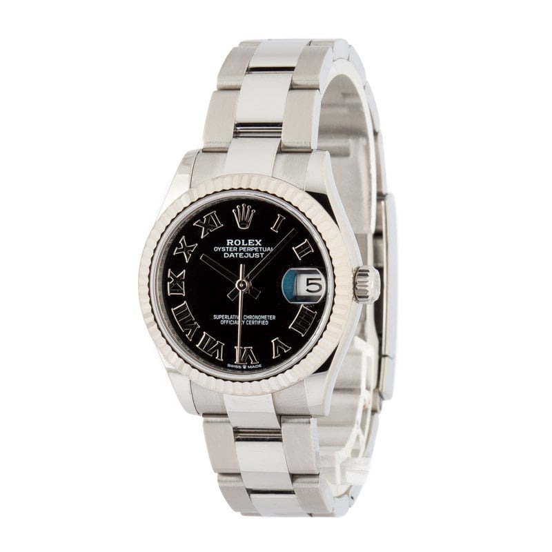 Ladies Rolex Datejust Ref 278274 Black Dial - 2