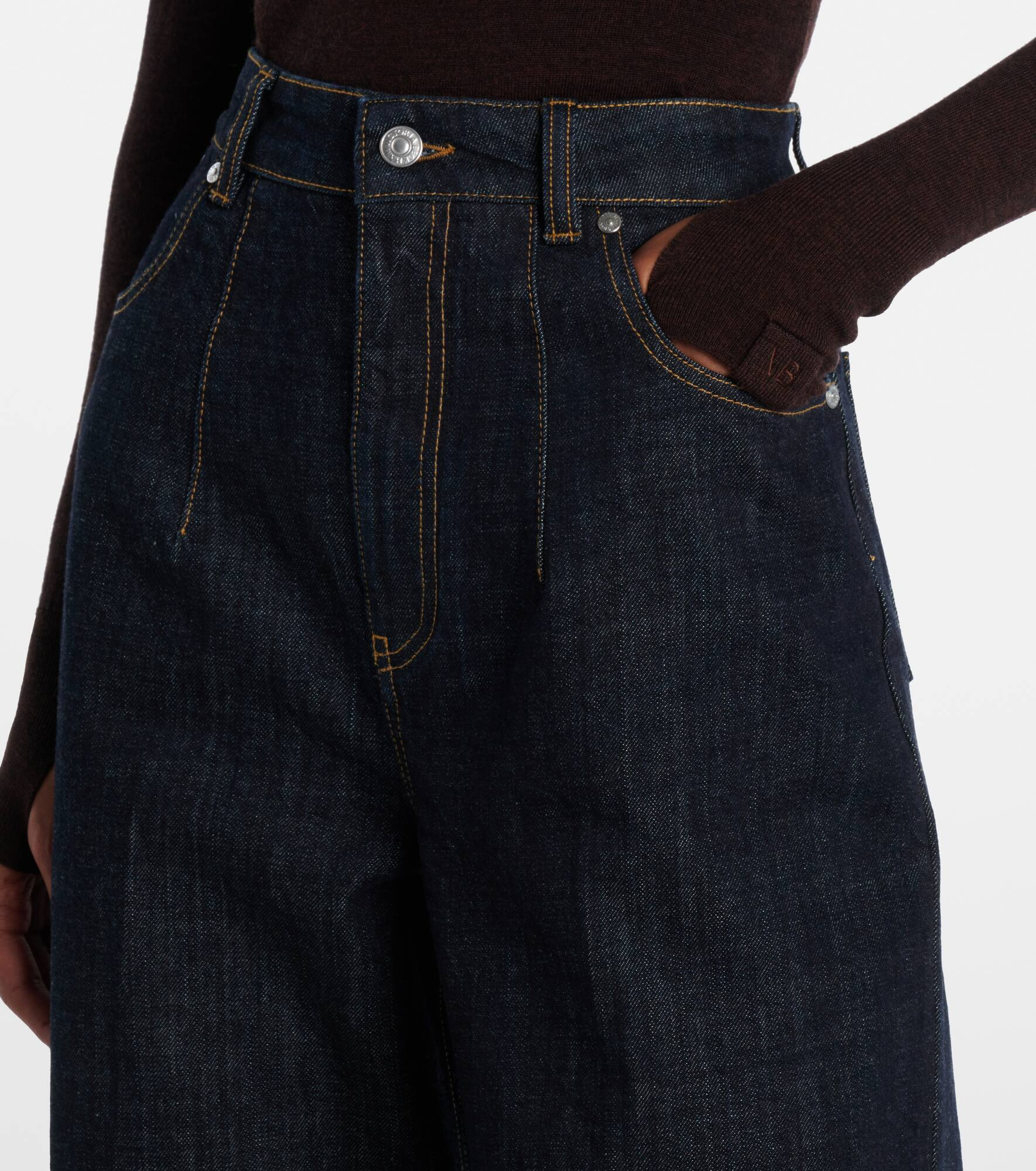 High-rise straight jeans - 4