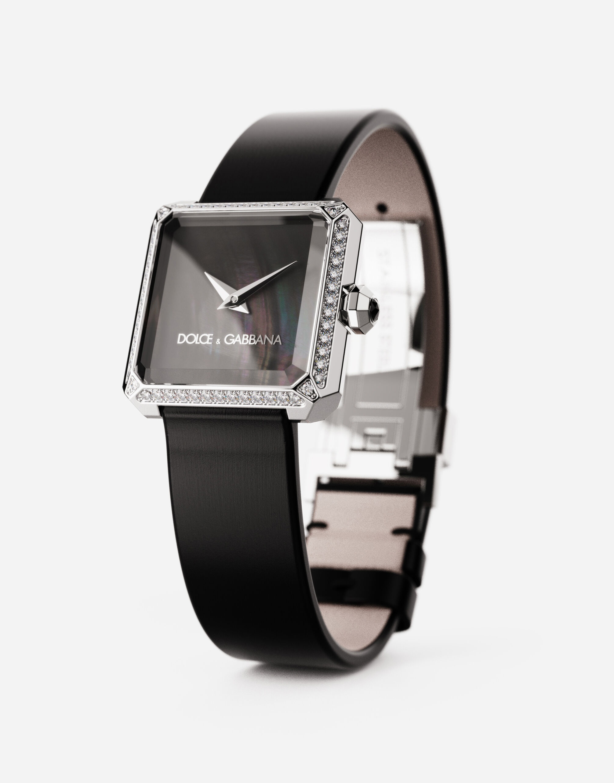 Sofia steel watch with colorless diamonds - 3
