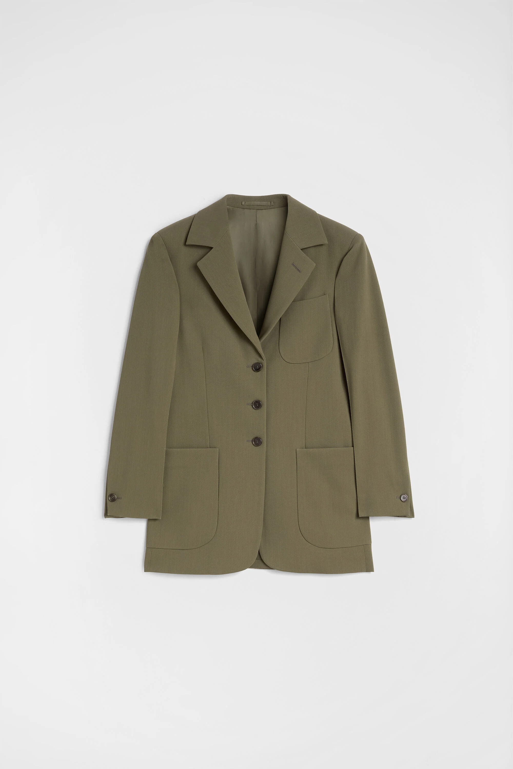 Wool Twill Tailored Jacket - 1