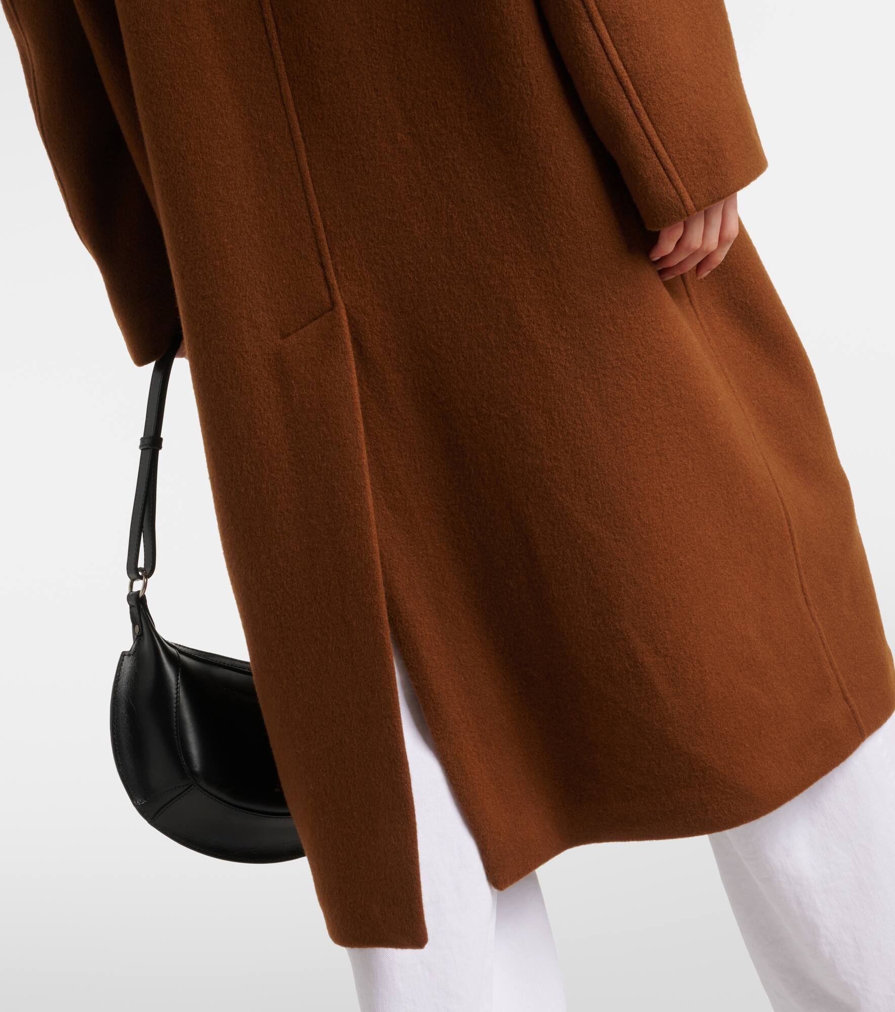 Efezia wool, cashmere and silk coat - 6