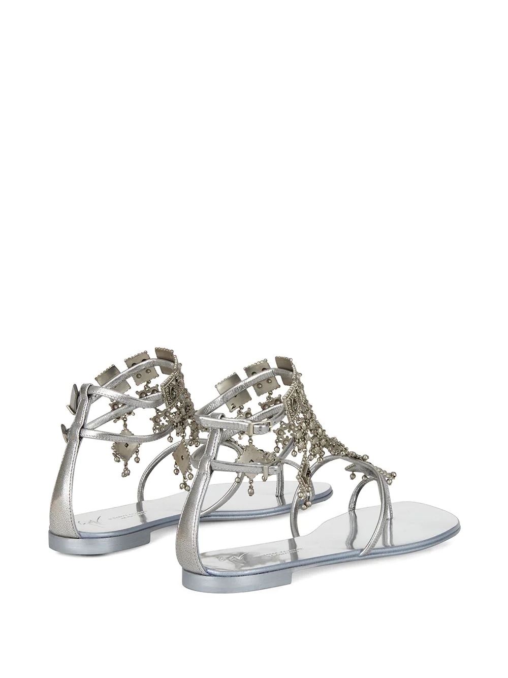 Amira charm-embellished sandals - 3
