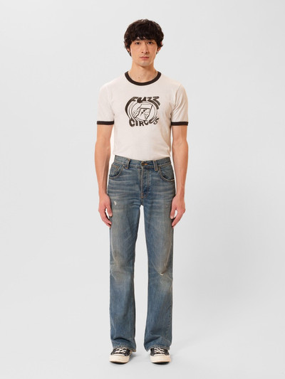 Nudie Jeans Ricky Fuzz Ringer T-Shirt Offwhite outlook