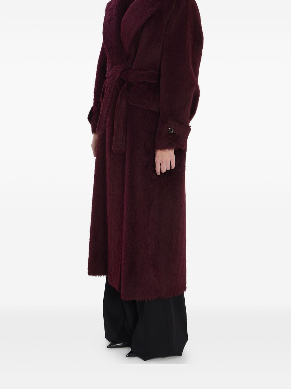 belted coat - 2