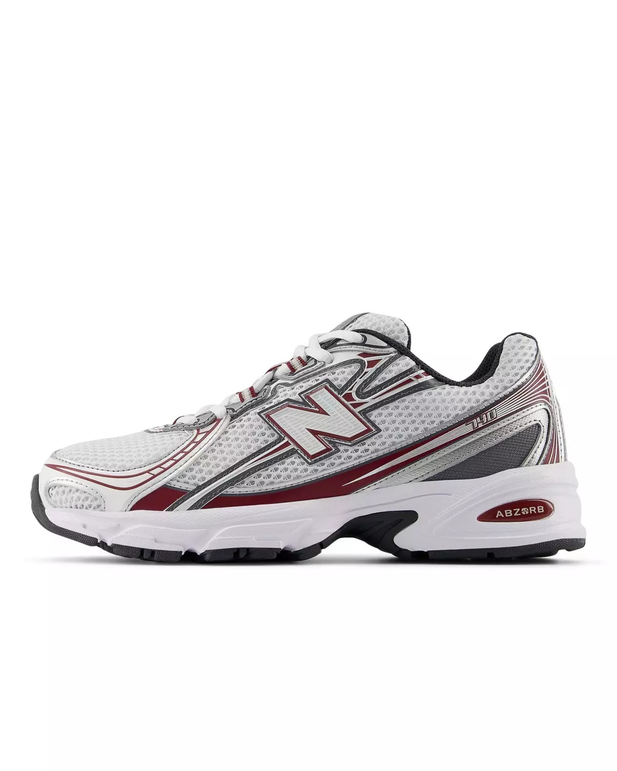 740 "Mercury Red/White/Castlerock" Unisex Shoe - 3