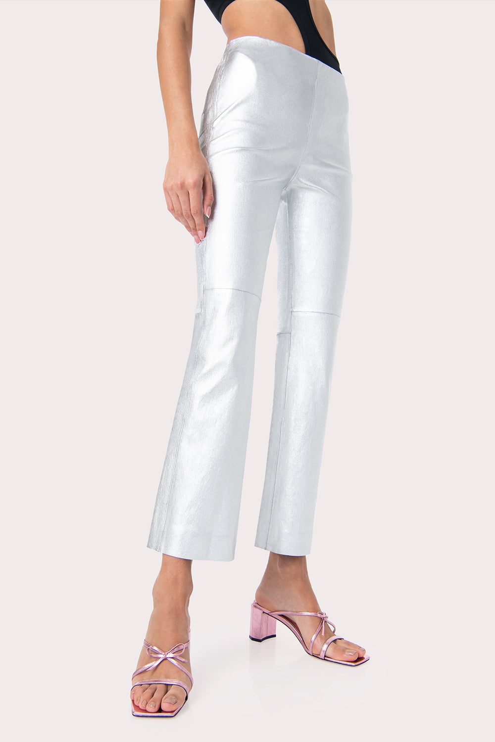 June Pink Metallic Leather - 3