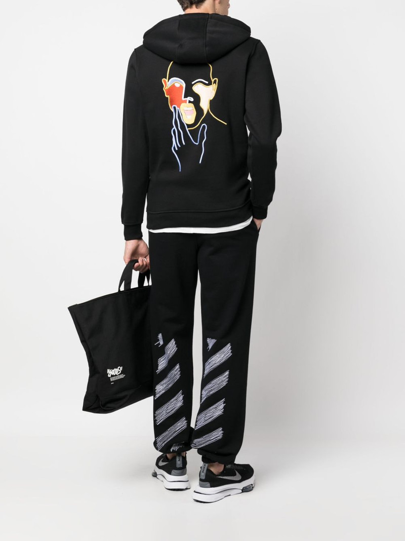 Off-White Diag-print track pants outlook