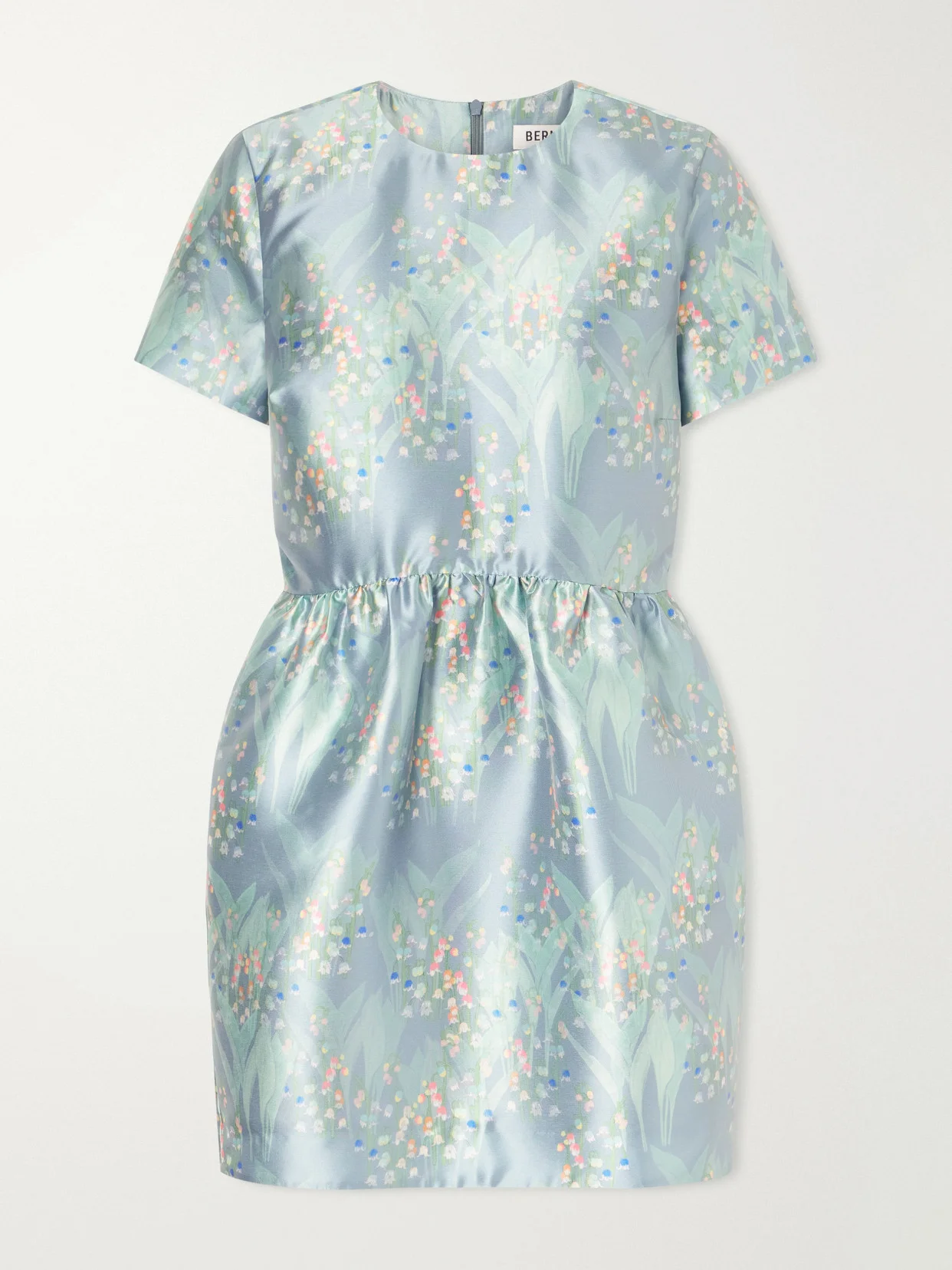 Lily Of The Valley Crepe Mini Dress - 1