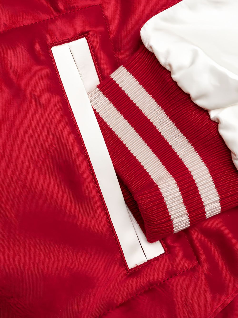 Stadium satin striped-trimjacket - 3