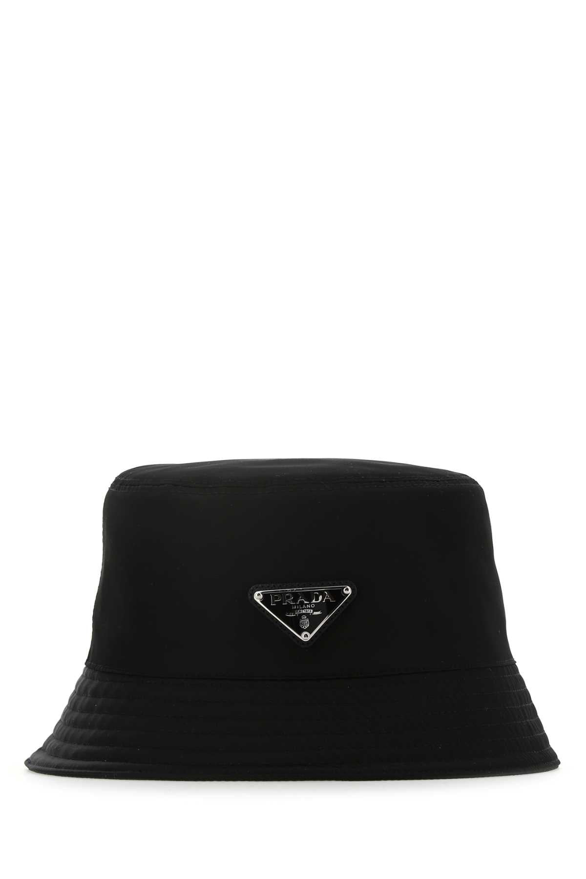 Prada Women Black Nylon Hat - 2