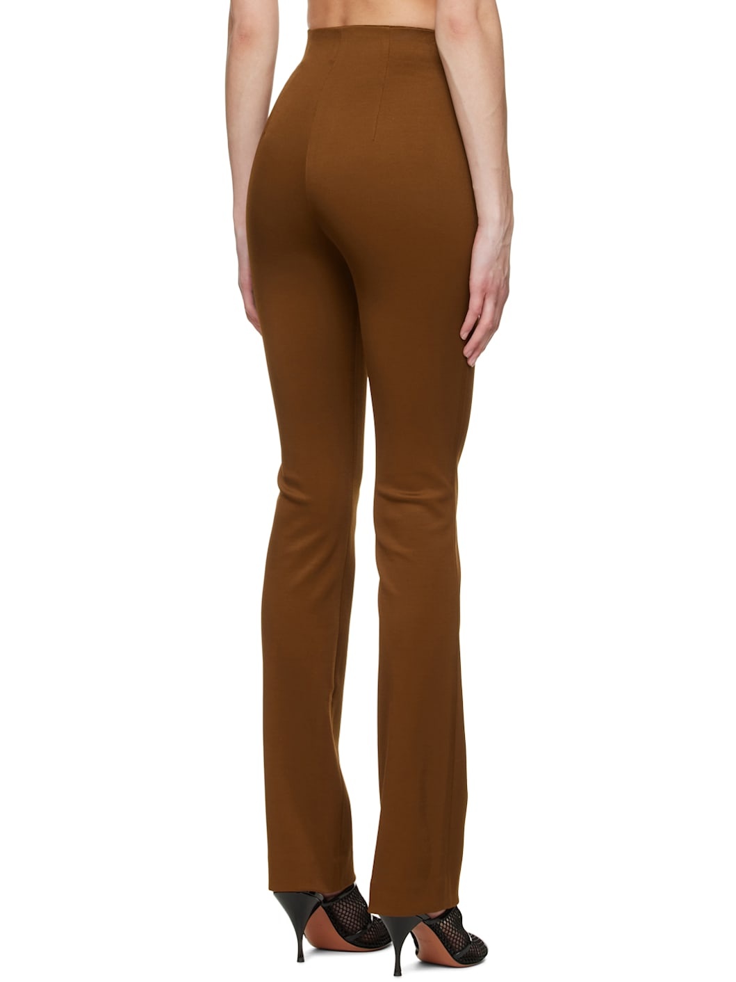 Tan Viscose Trousers - 3
