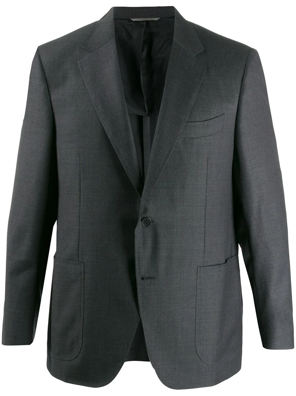 plain formal blazer - 1
