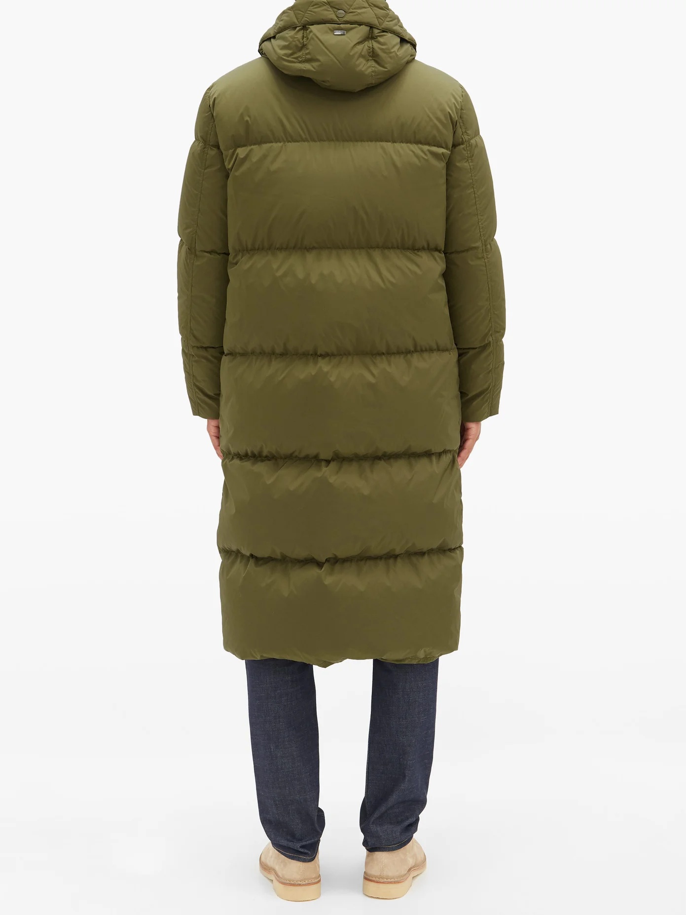 Hooded down-quilted coat - 5