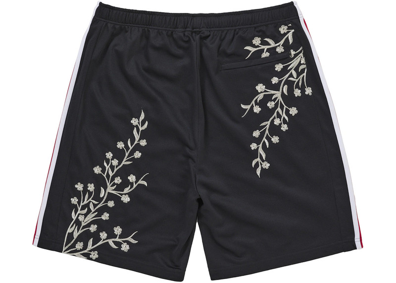 Supreme Supreme Floral Soccer Short Black outlook