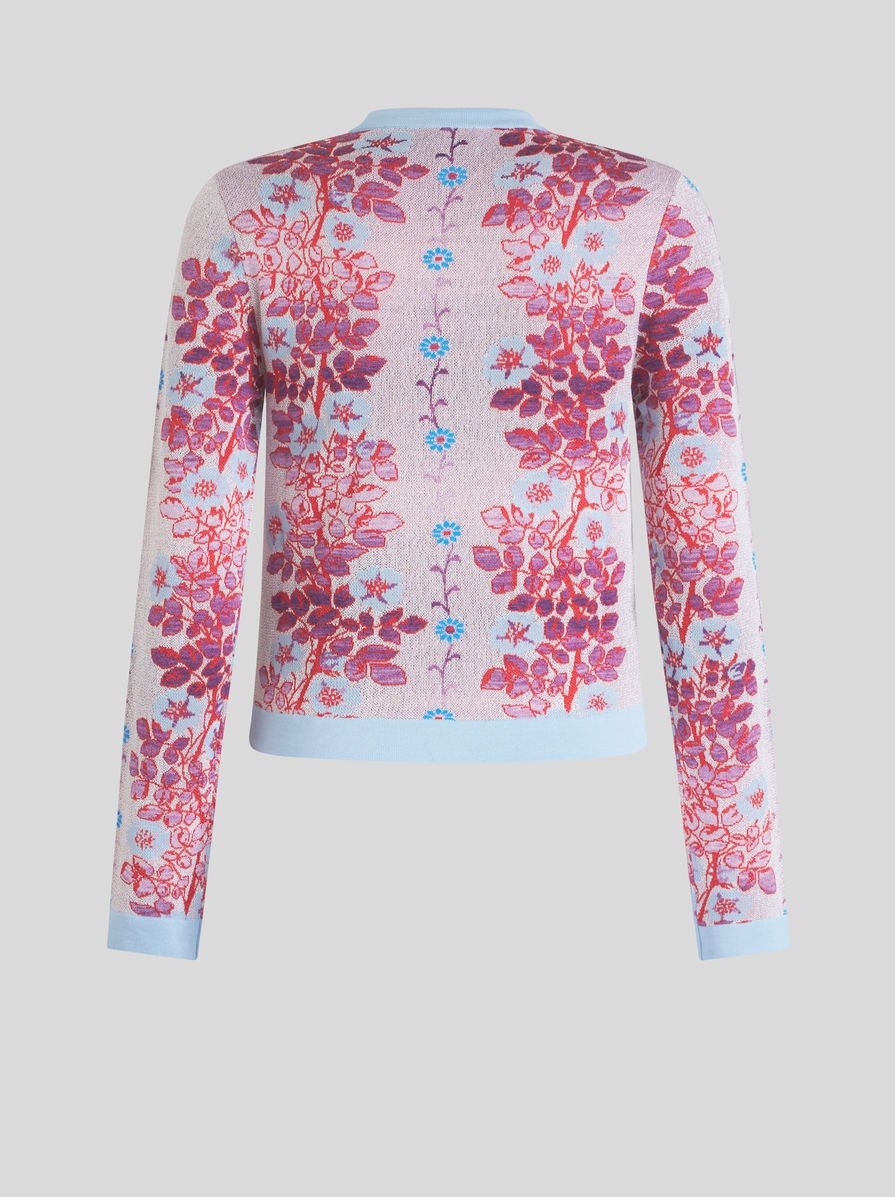 FLORAL JACQUARD SWEATER - 6