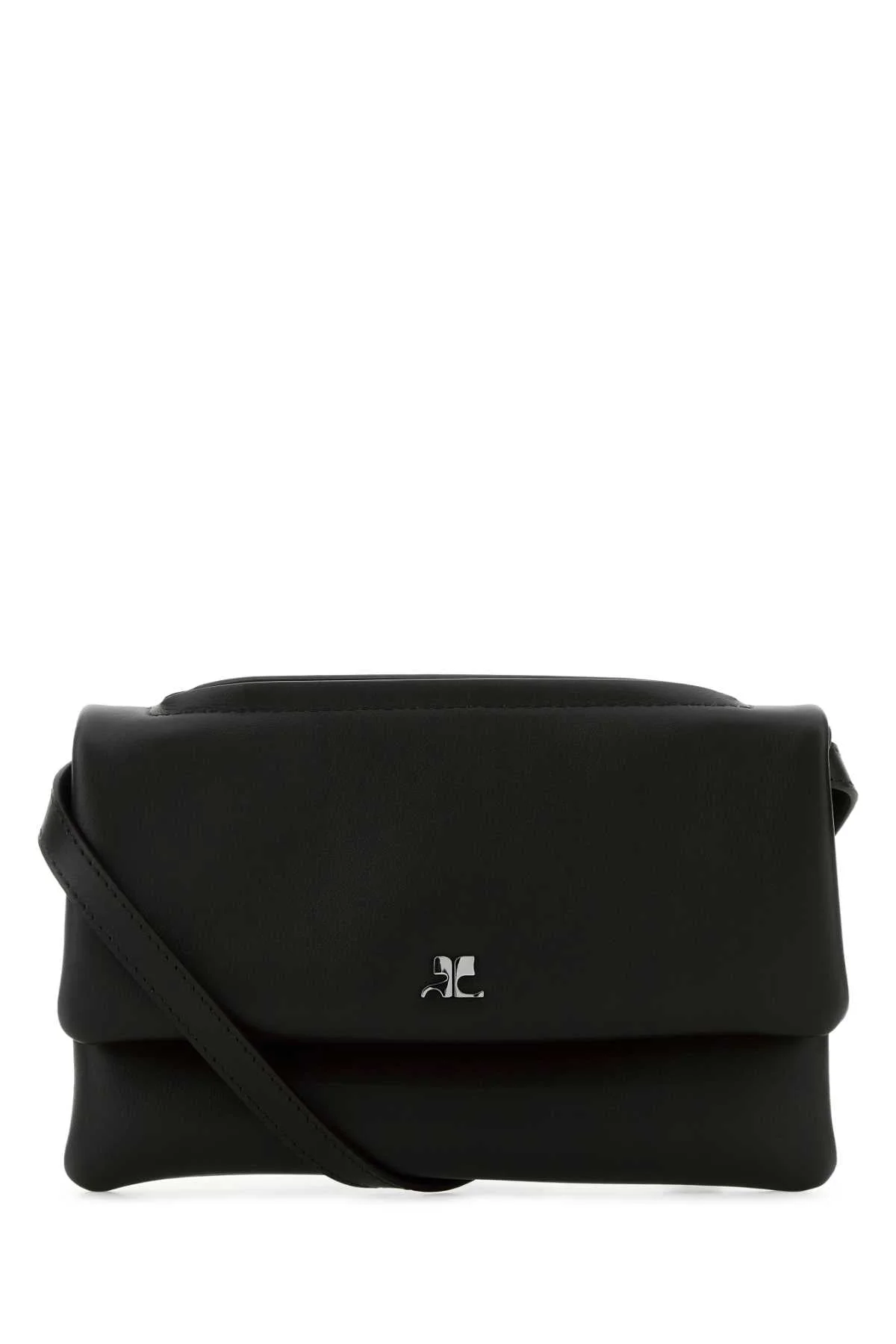 Courreges Women Black Leather Shoulder Bag - 1