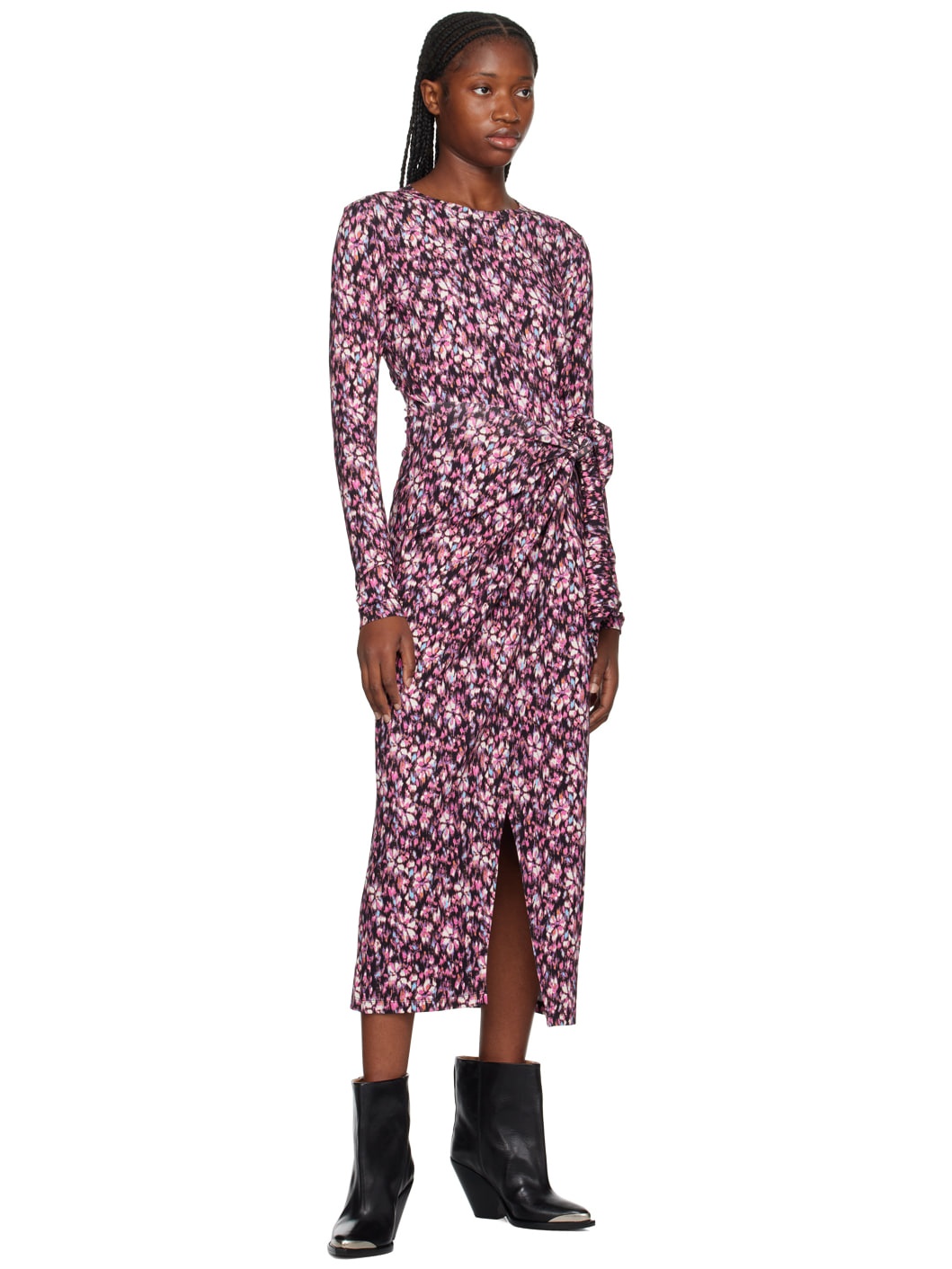Pink Lisy Midi Dress - 4