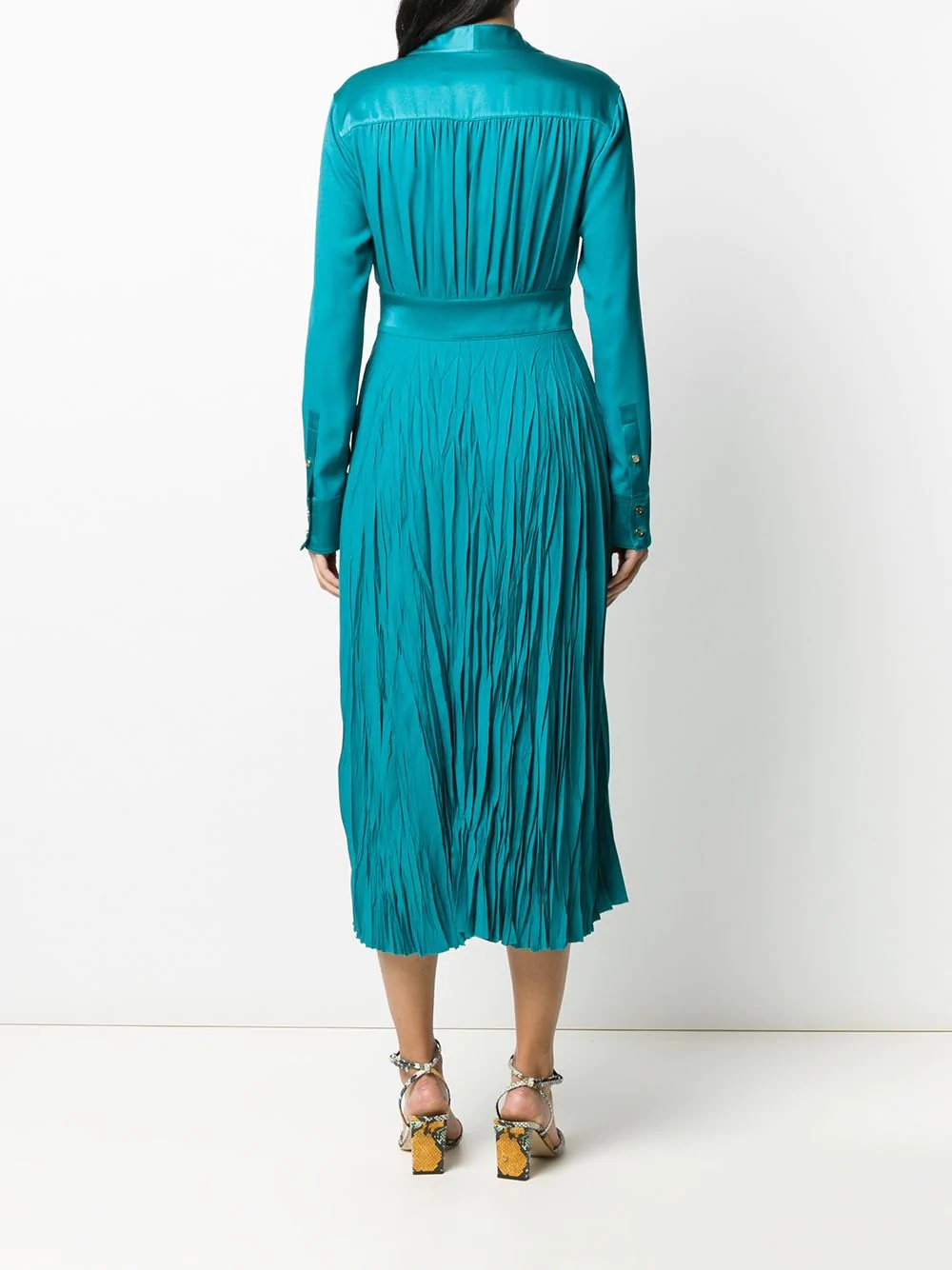 pleated midi dress - 4