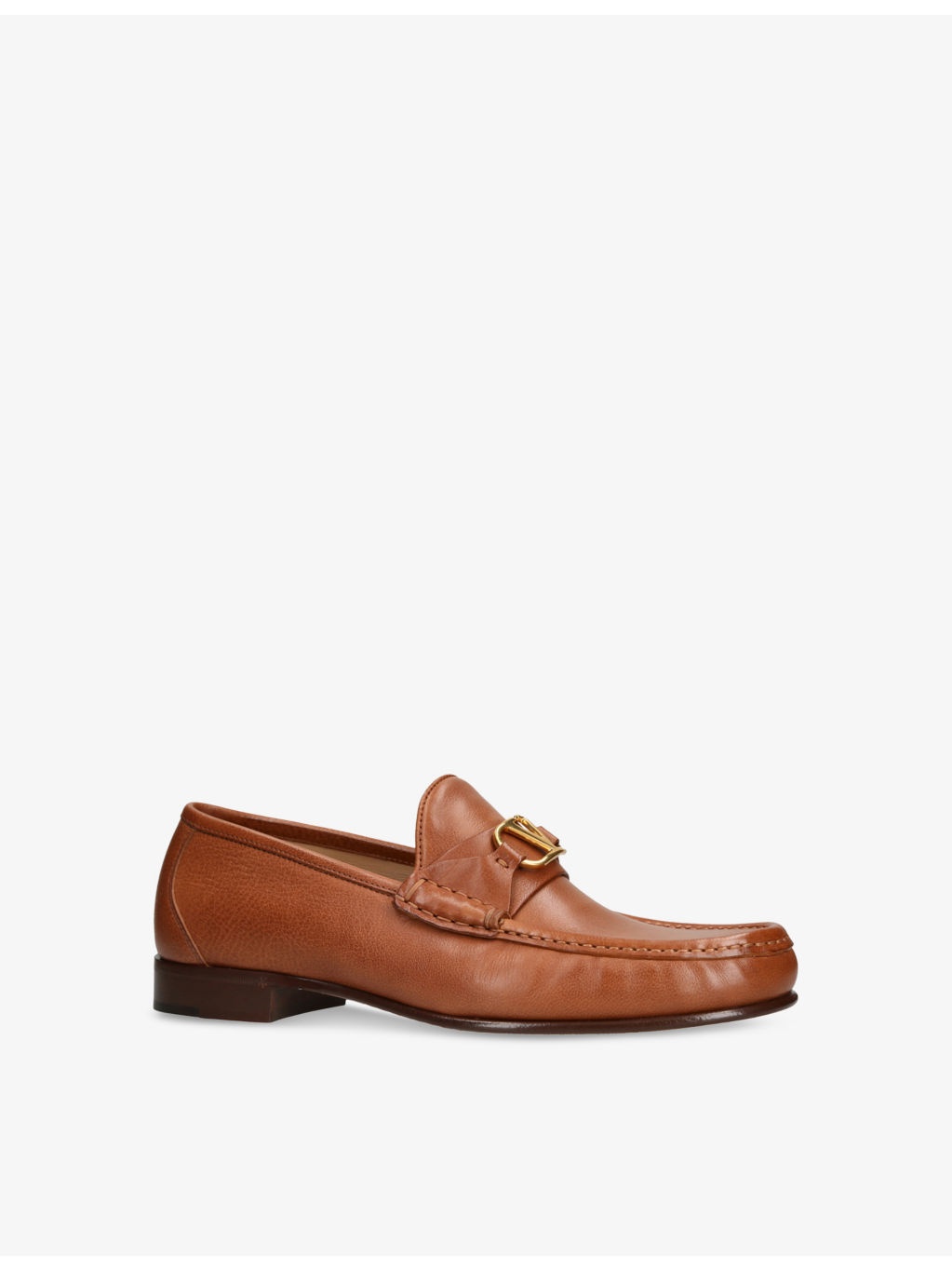VLogo Signature Leather Loafers - 3