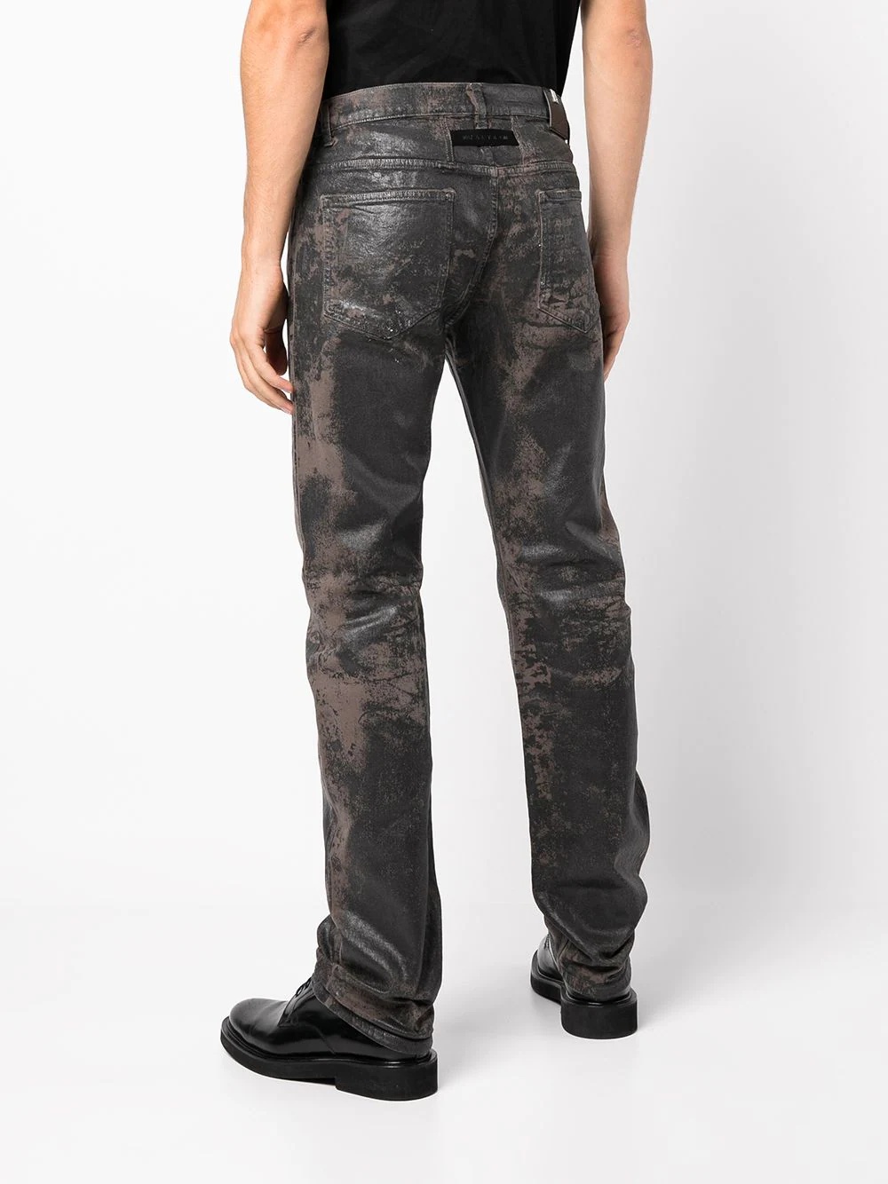 acid-wash skinny-cut jeans - 4