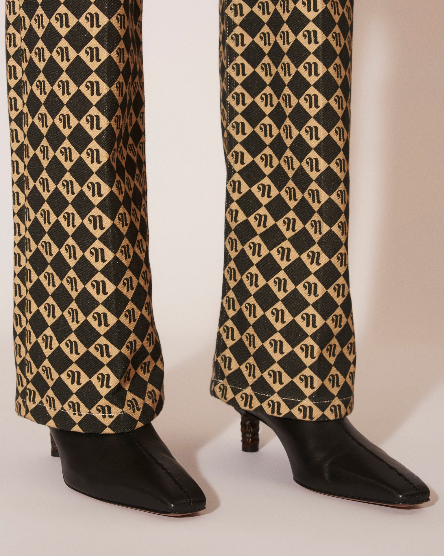BASMA - Checkered denim - Diamond - 5