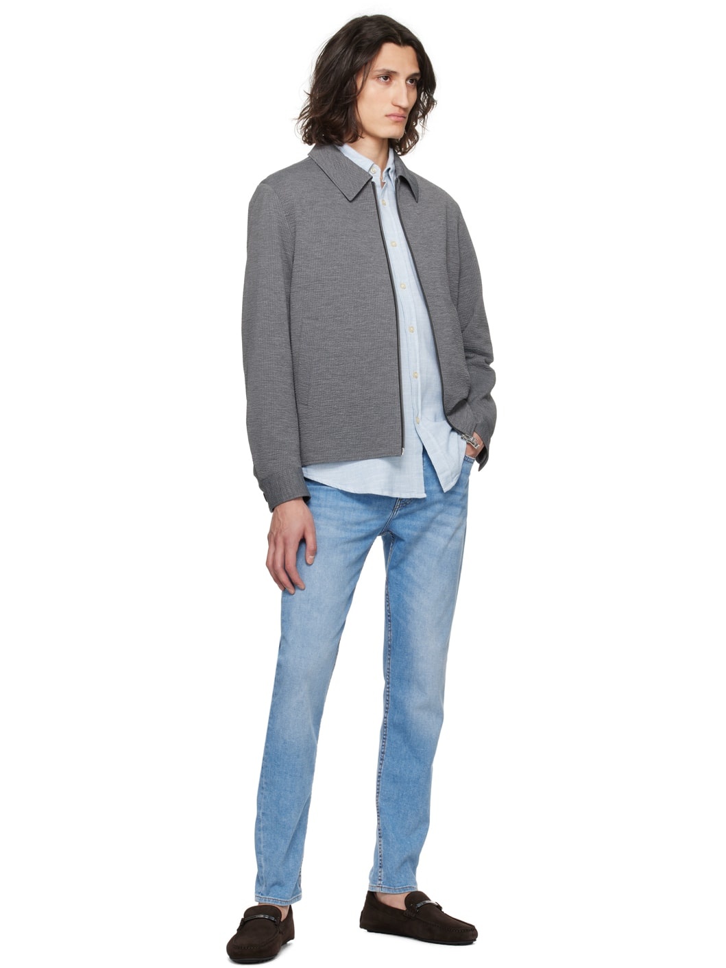 Blue Button Shirt - 4