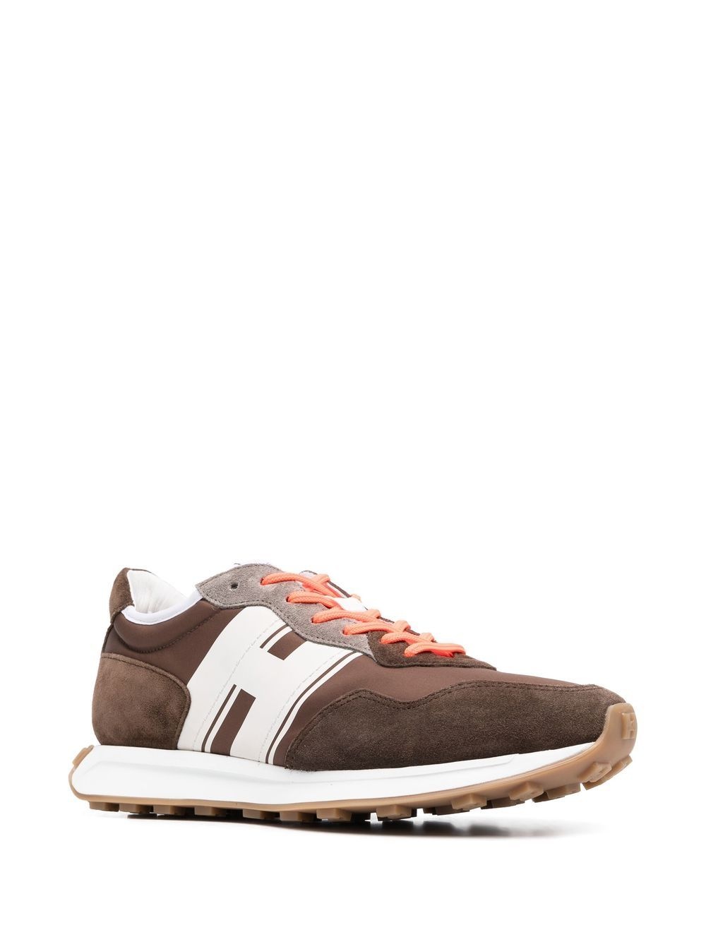 suede-panels sneakers - 2