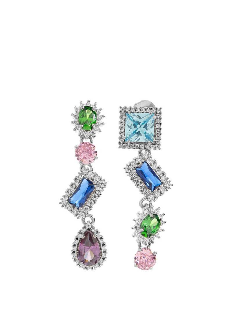 geometric-shape drop earrings 1
