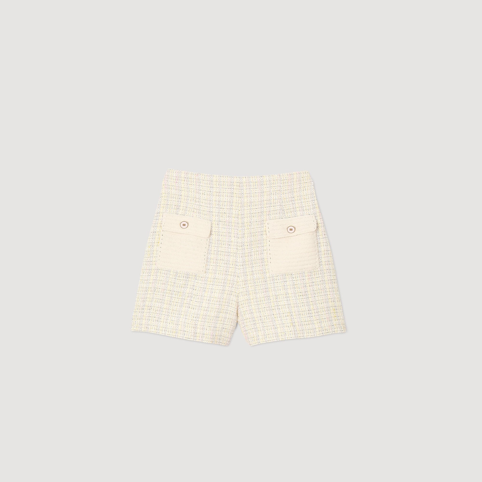 DECORATIVE TWEED SHORTS - 6