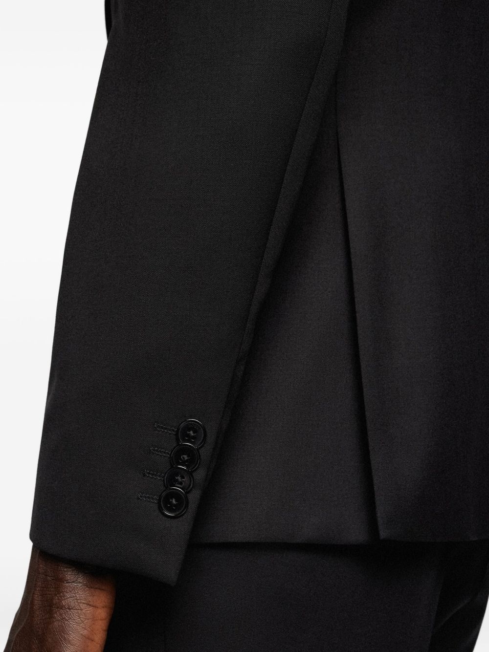 two-button plain jacket - 3