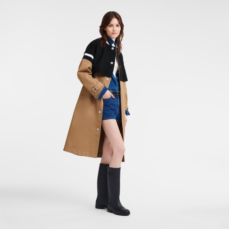 Longchamp Teddy spirit trench Beige - Gabardine and wool outlook