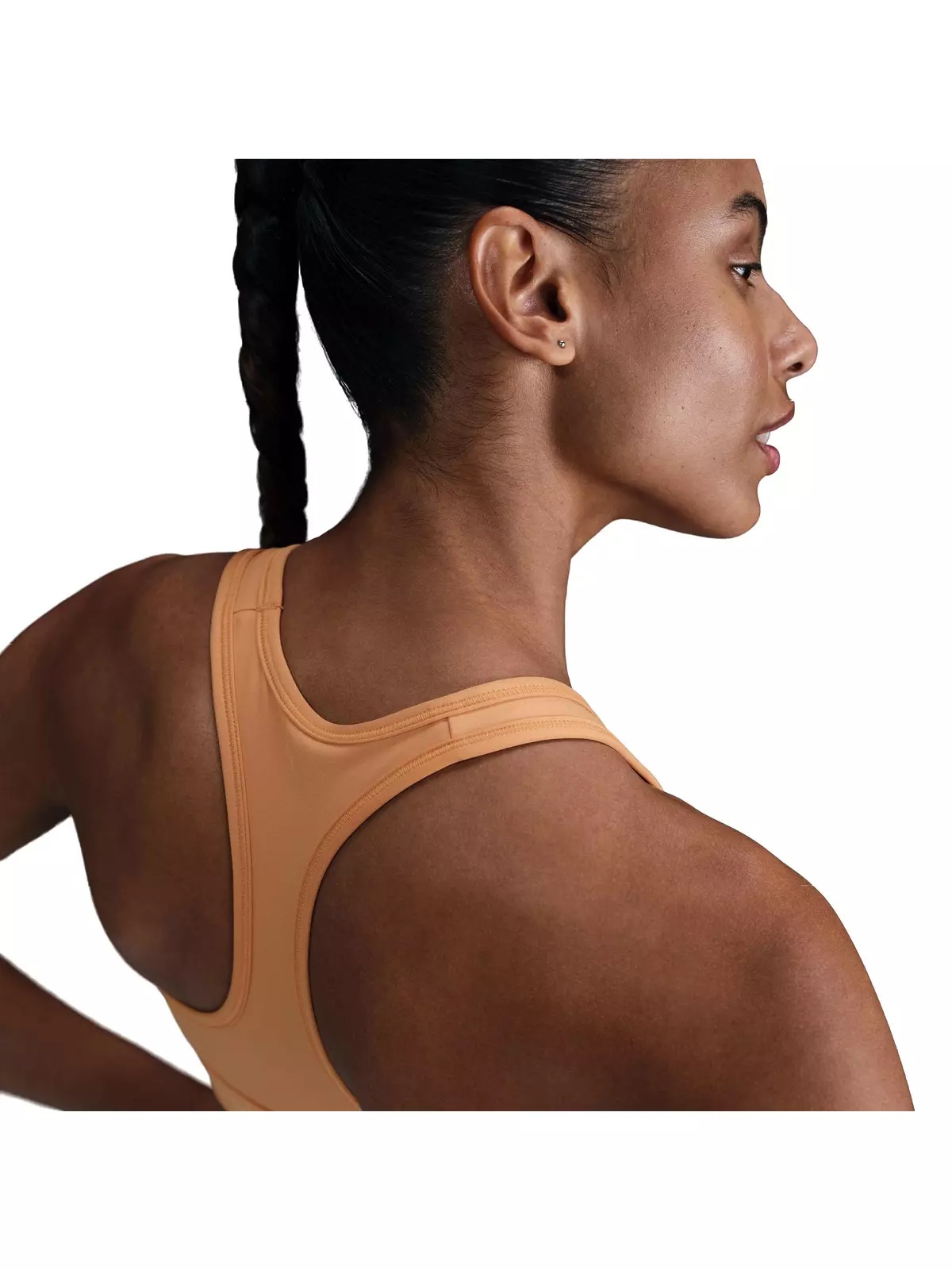 Women's Swoosh Medium Support Padded Sports Bra - Orange - 2