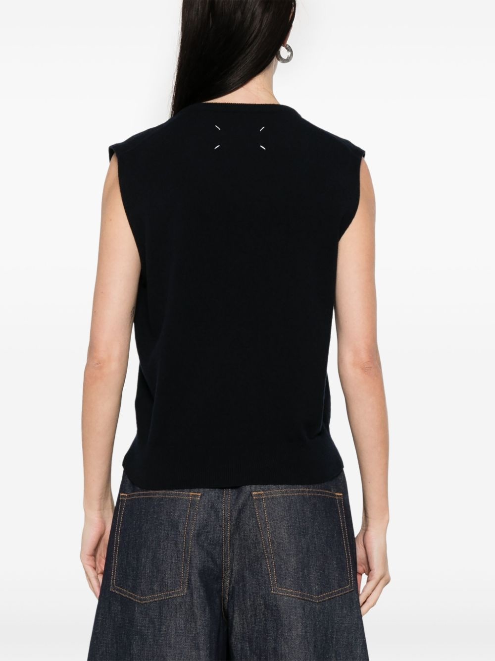 virgin wool vest - 4