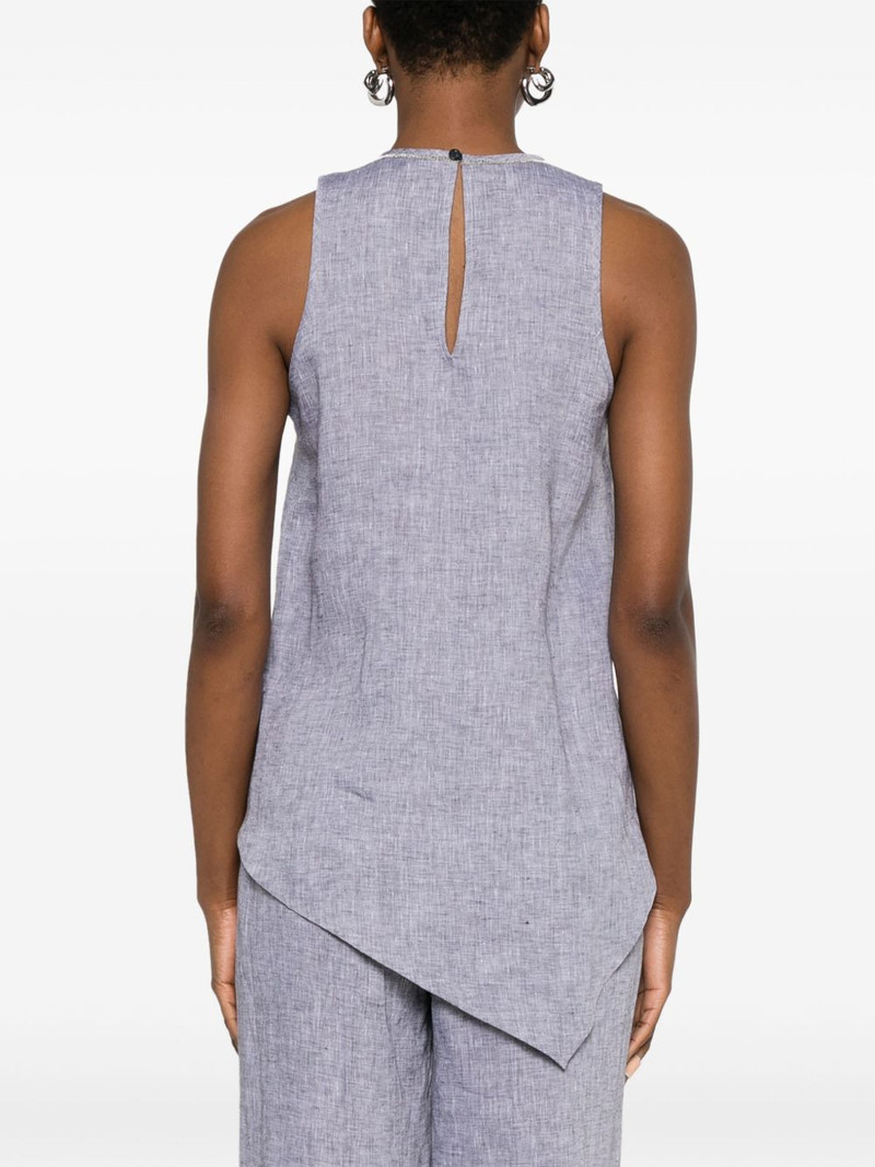 linen asymmetrical top 4